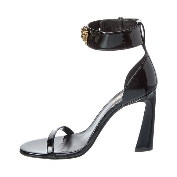 Versace Patent Sandal, Black - Picture 2 of 5